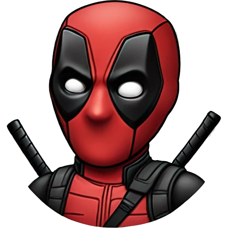 Deadpool but color swapped emoji