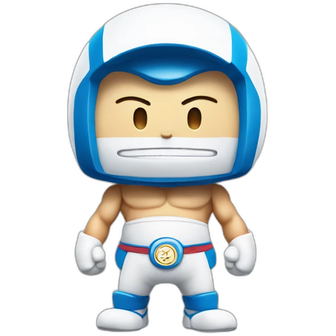 Muscular doraemon emoji