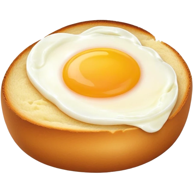 Korean egg bread with a visible egg on top emoji
