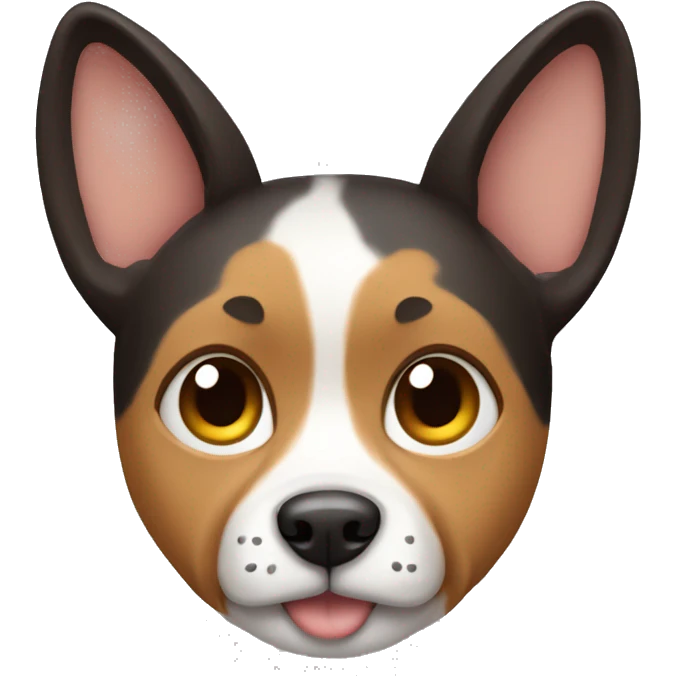 Dog with cat ears emoji
