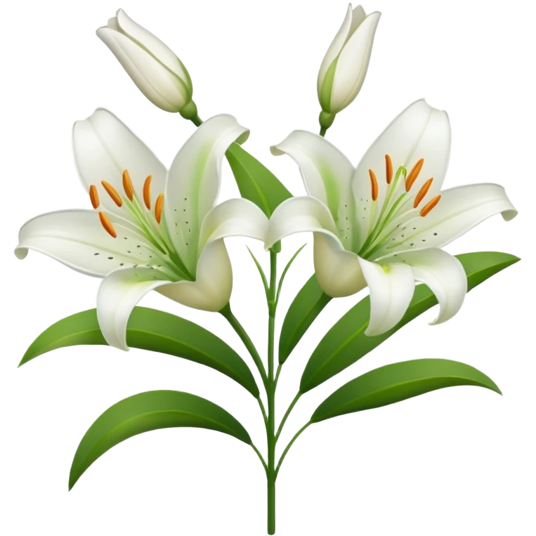 Lilies emoji