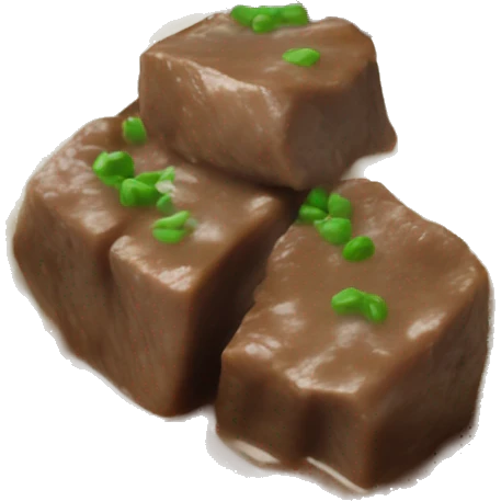 beef tips and gravy over mashed potatoes in a blue bowl emoji