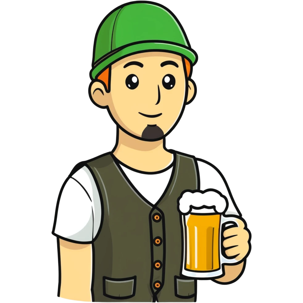 Irish pub logo Willie Fisher emoji