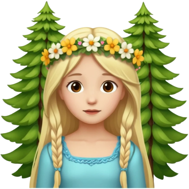 trees and fairy emoji