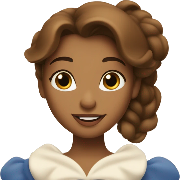 beauty and the beast belle emoji