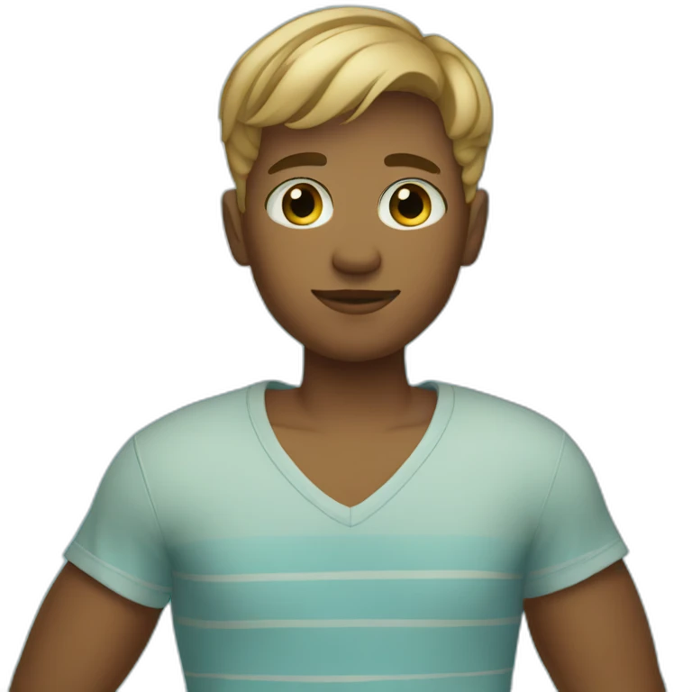 boys by the pool short dark blonde hair emoji