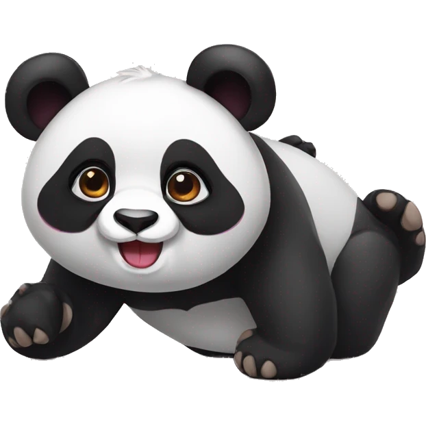 Panda amoureux emoji