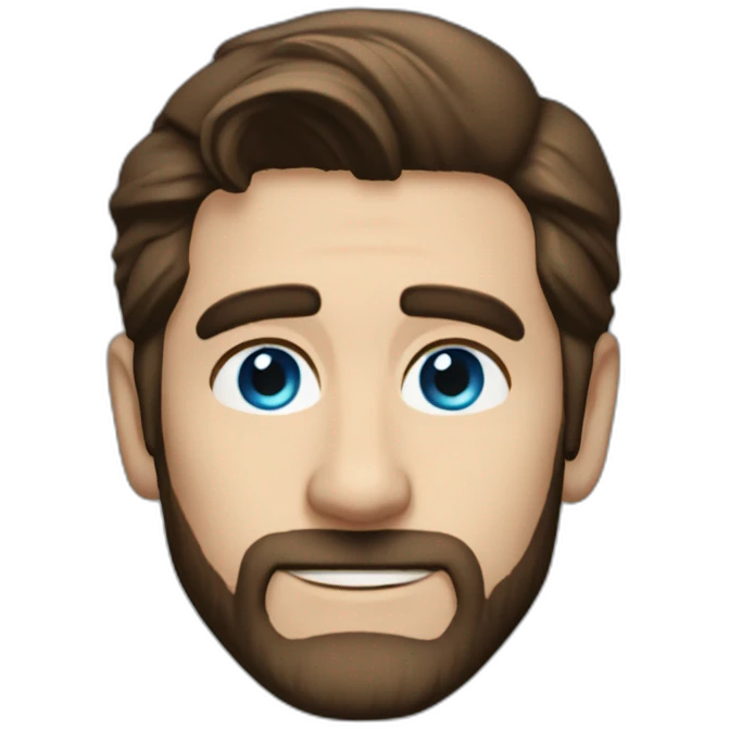 jake gyllenhaal blue eyes in black suit emoji