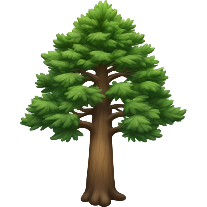 Tall pine tree emoji