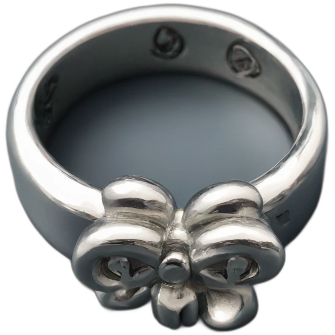 Chrome hearts ring emoji