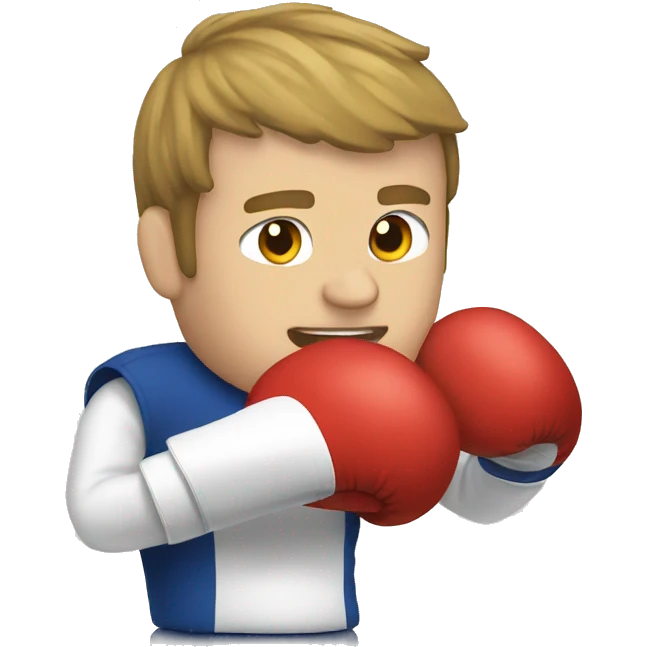 Macron boxing emoji
