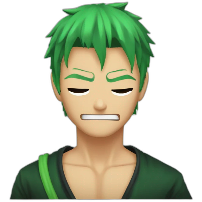 Zoro découpe emoji