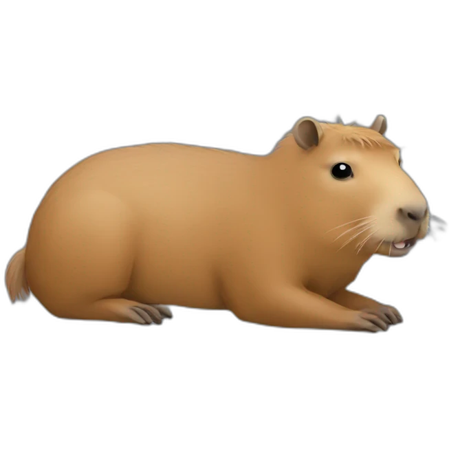 Capybara coding emoji