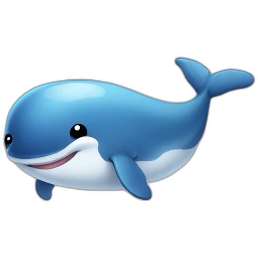 Cute little Whale  emoji