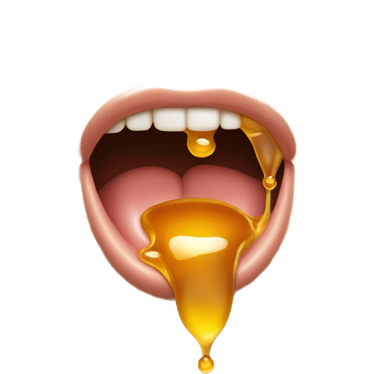 Honey tongue emoji