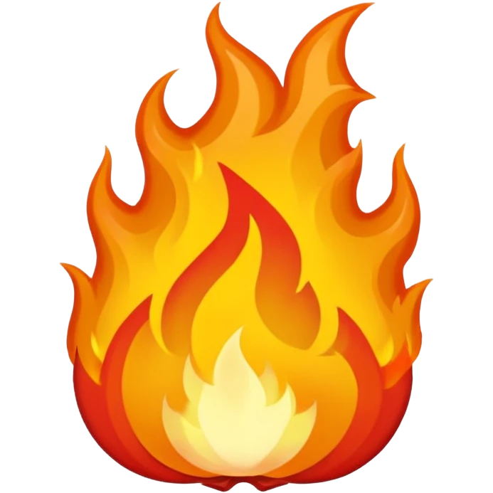 Asme un fuego pixeleado emoji