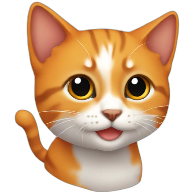 gato naranja bebe emoji