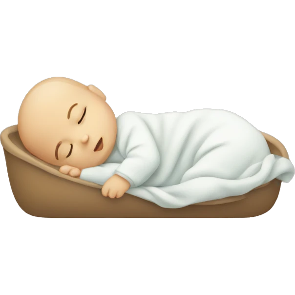 baby sleeping emoji