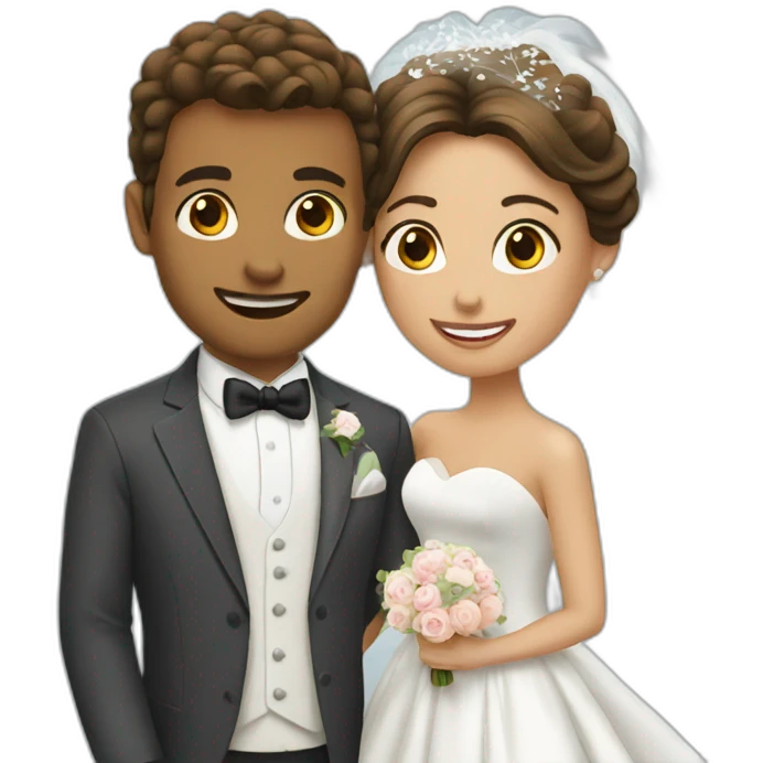 a wedding emoji