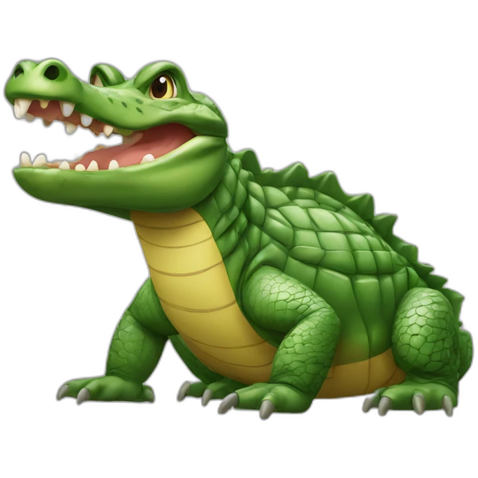 Crocodile-tortue emoji