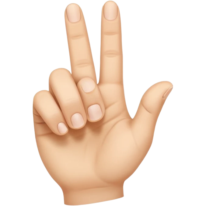 a hand with finger pointing at the camera emoji