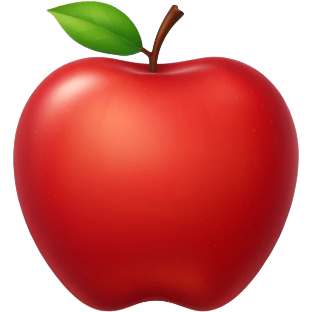 matching letter A and picture of apple emoji