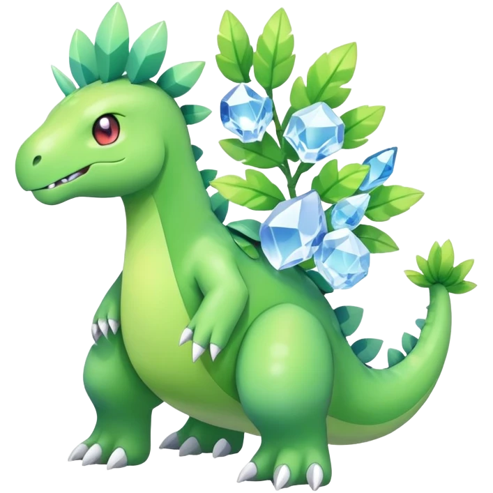 Meganium-Aurorus-fakemon (full body) emoji