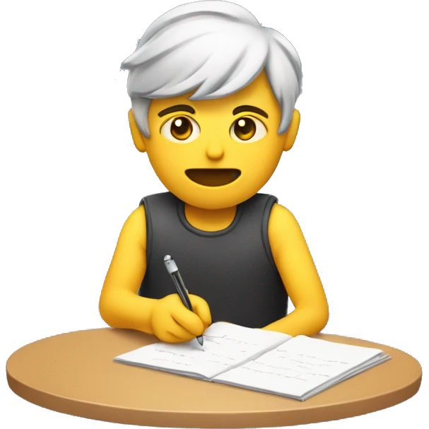 sms being writte emoji