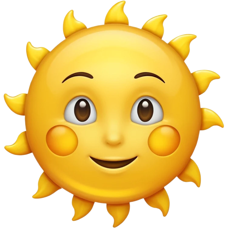 Sun  emoji