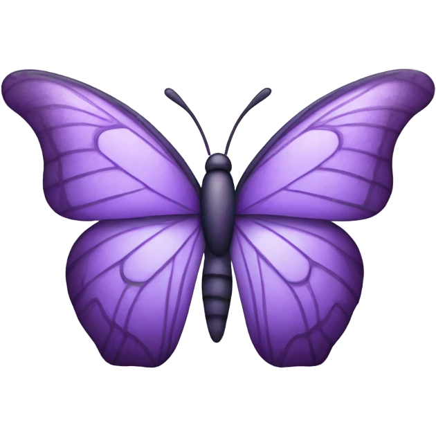 Purple butterfly emoji