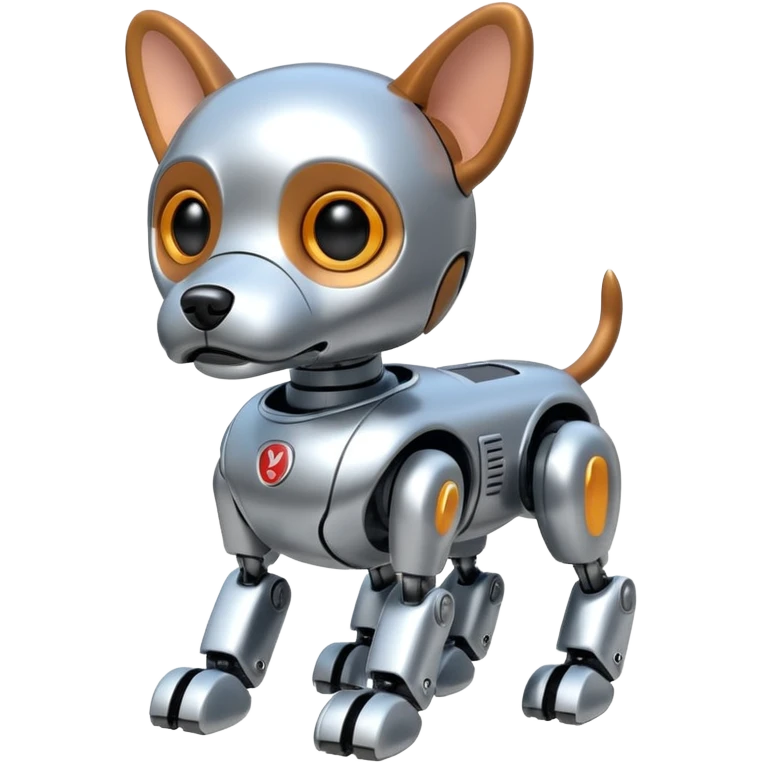 Mini Robots Dog, front view emoji