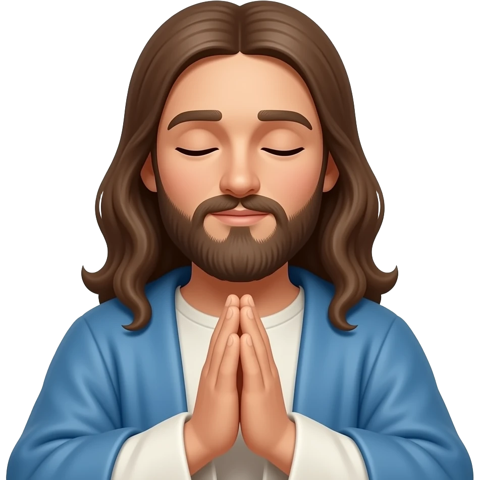 A Christian  praying emoji emoji