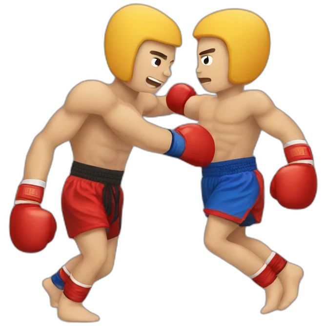 muay thai emoji