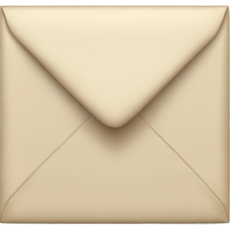 Beige envelope emoji