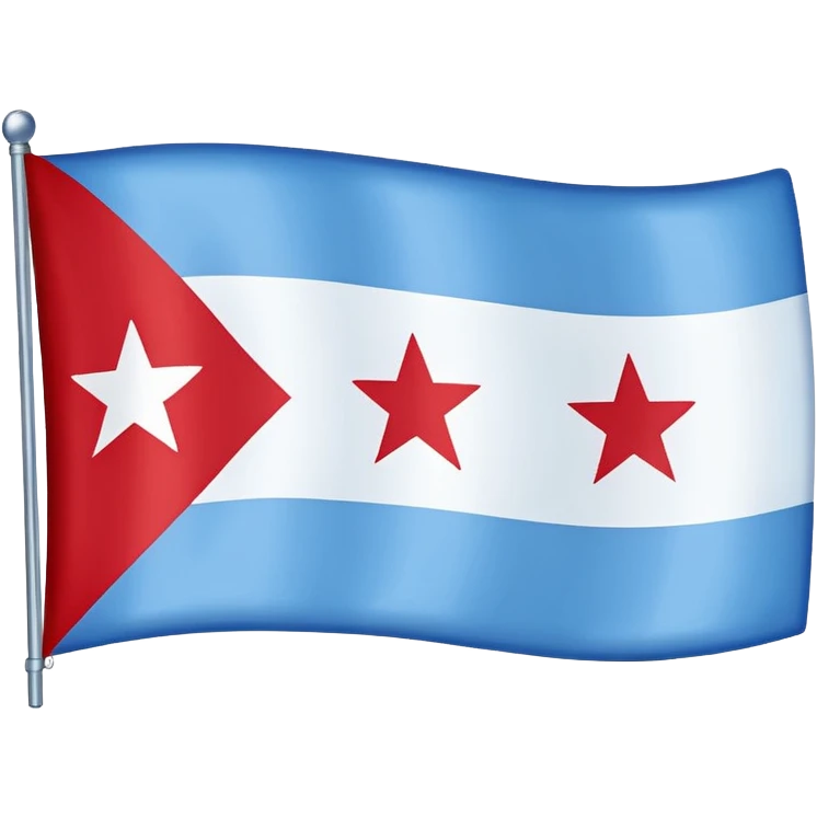 Chicago flag emoji
