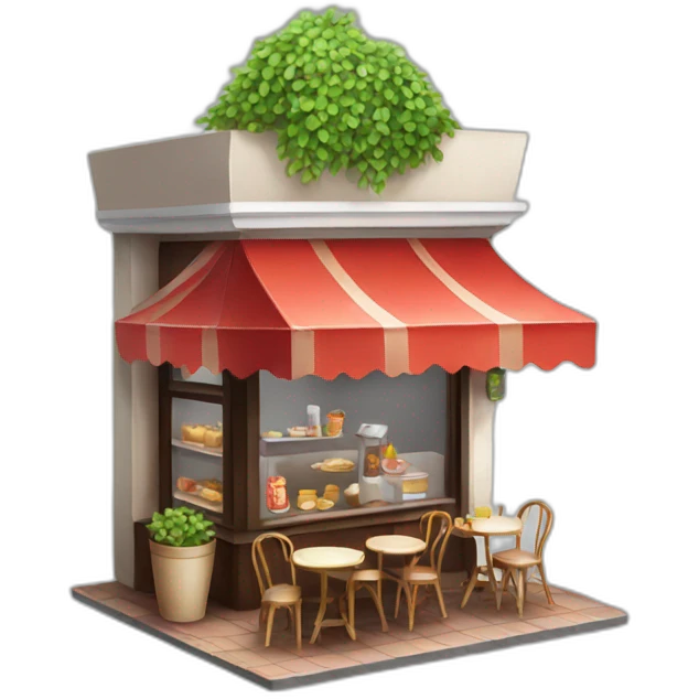 Café with coca emoji