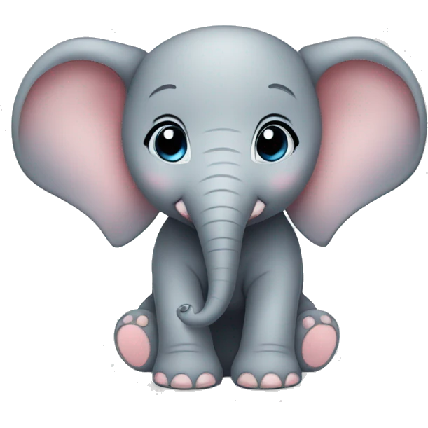 cute baby elephant emoji