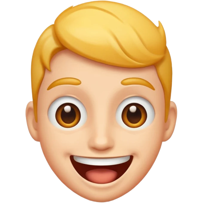 Overly excited  emoji