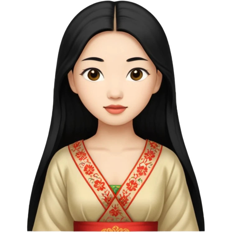 1900's Asian female emoji