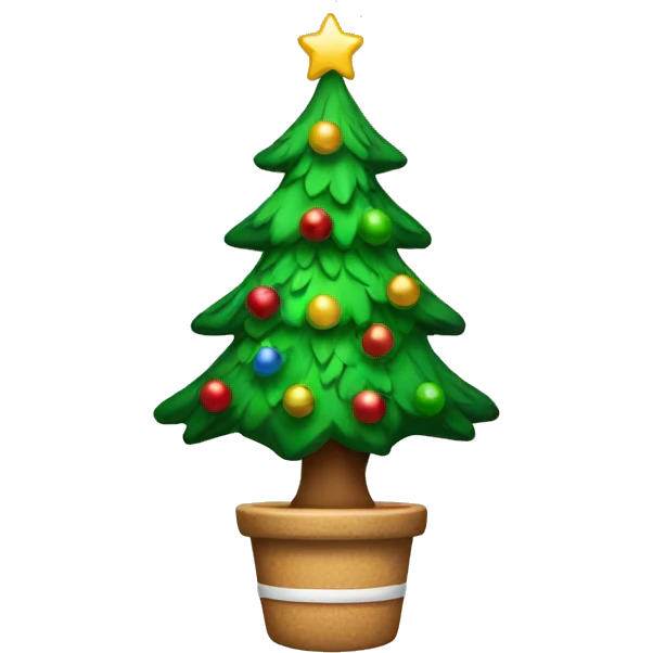 Christmas tree emoji
