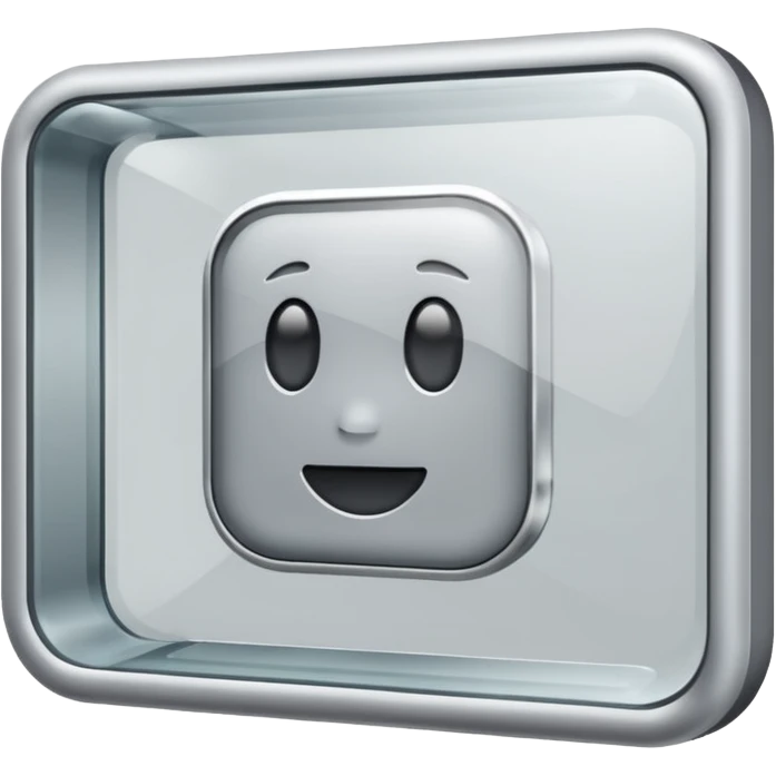 Transparent white and gray wall emoji