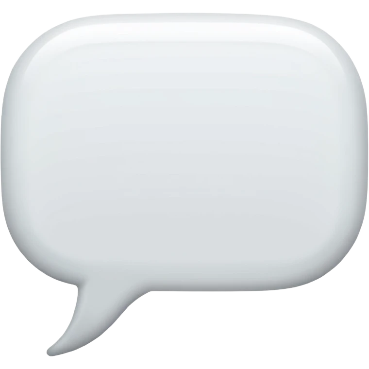 speech bubble emoji