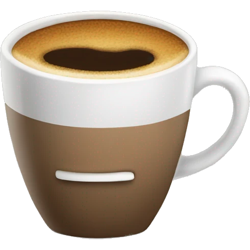 A cup of coffee emoji