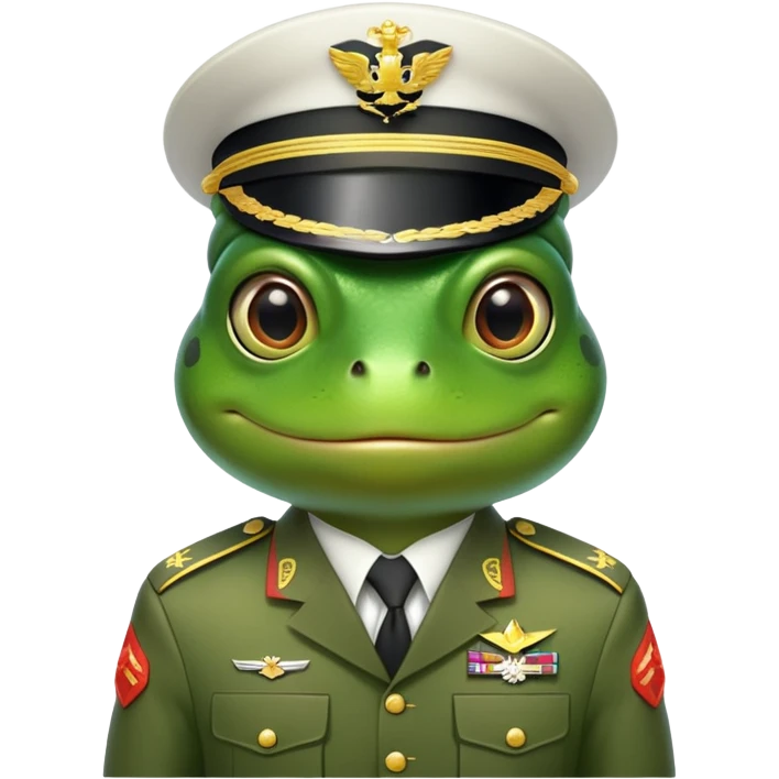 Make me a Hitler frog emoji