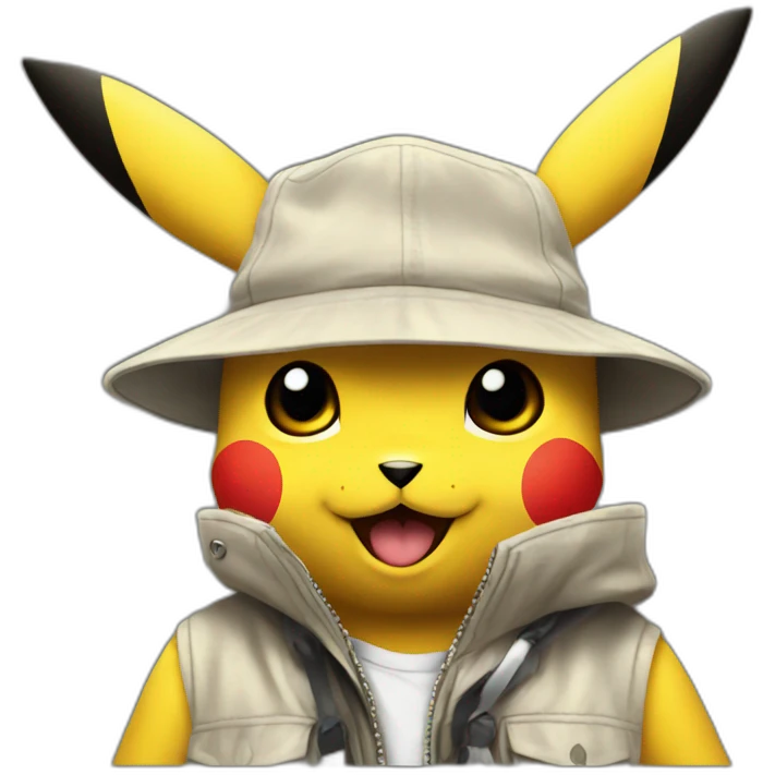 Pikachu le gangster emoji