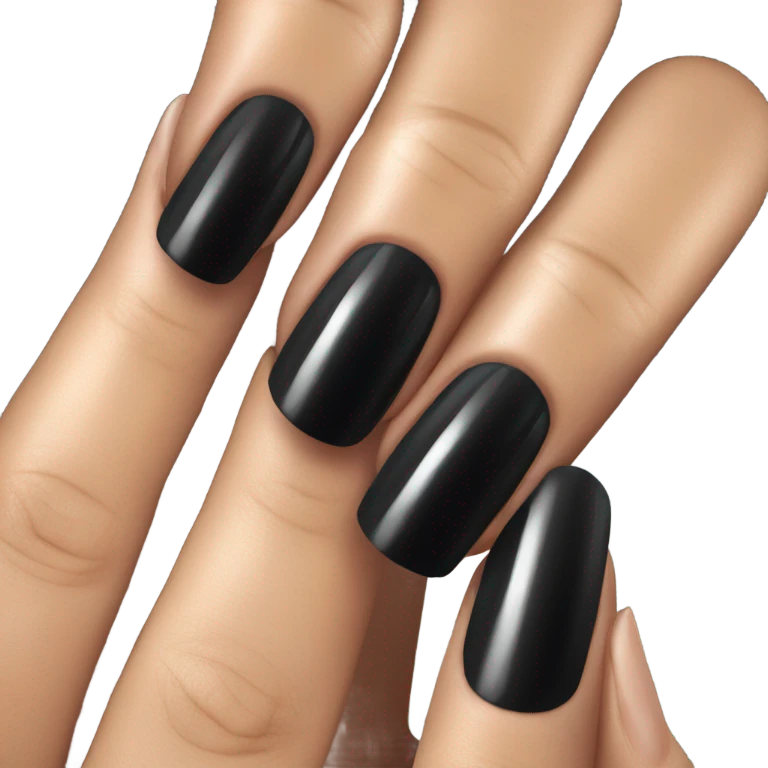 Black nails  emoji