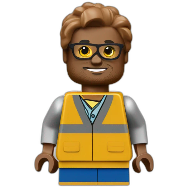 Lego mini figure emoji