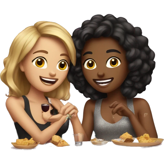 exciting girls night emoji