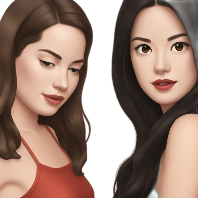 Lana del Rey and Mitski emoji