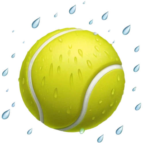 Tennis rain  emoji